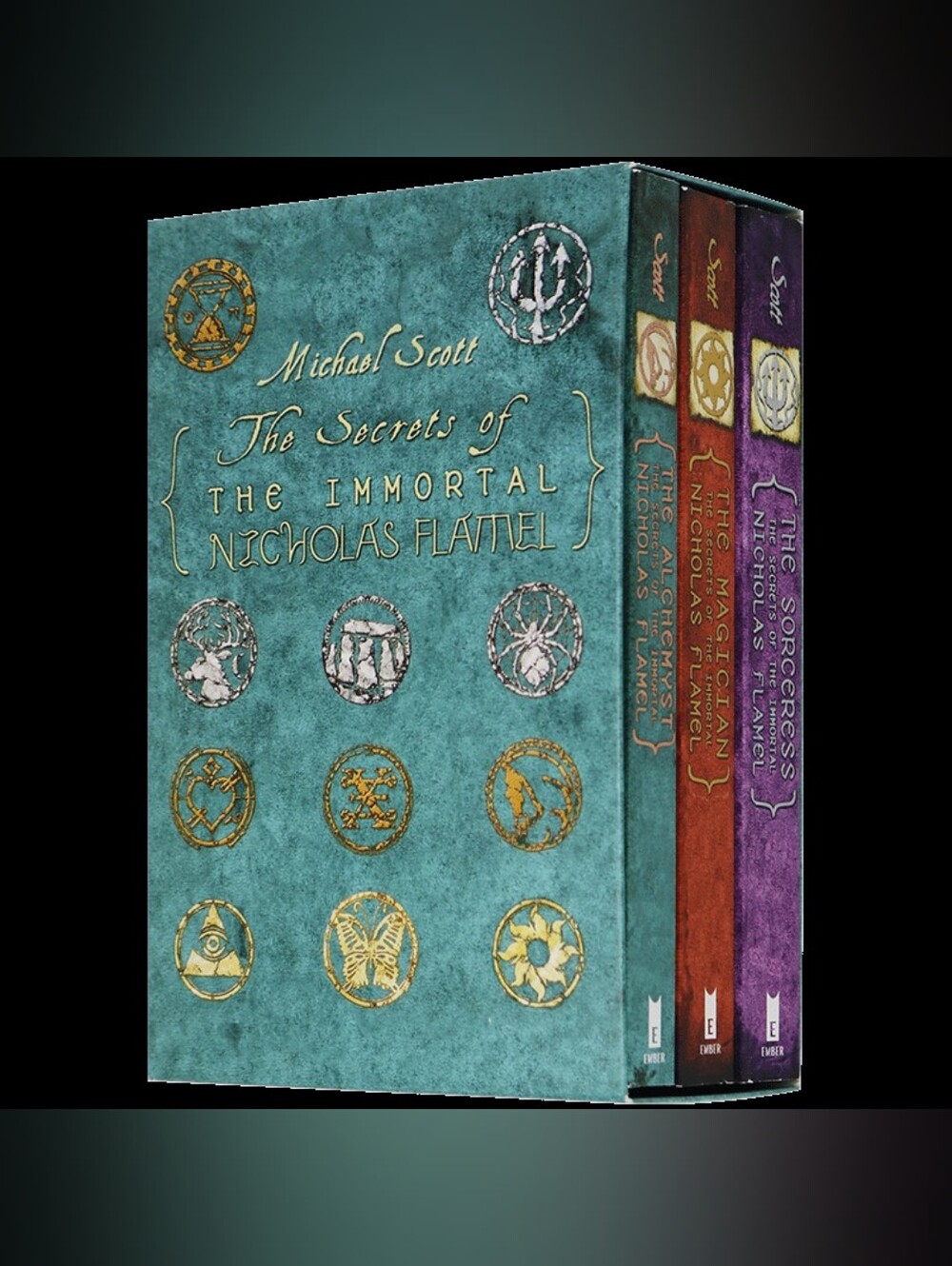 The Secrets of the Immortal Nicholas Flamel Book Set New In Package